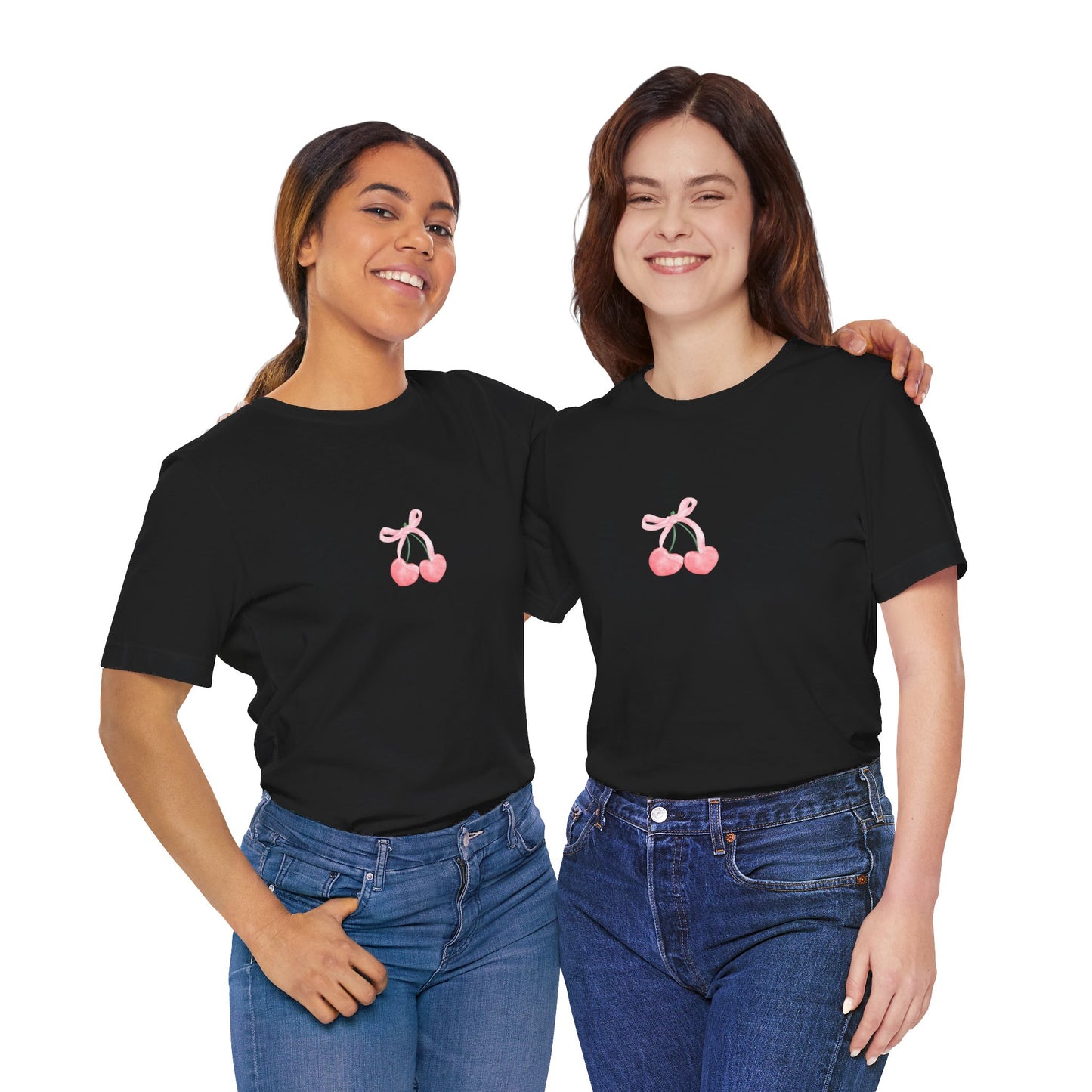 Coquette Cherries Jersey Short Sleeve Tee