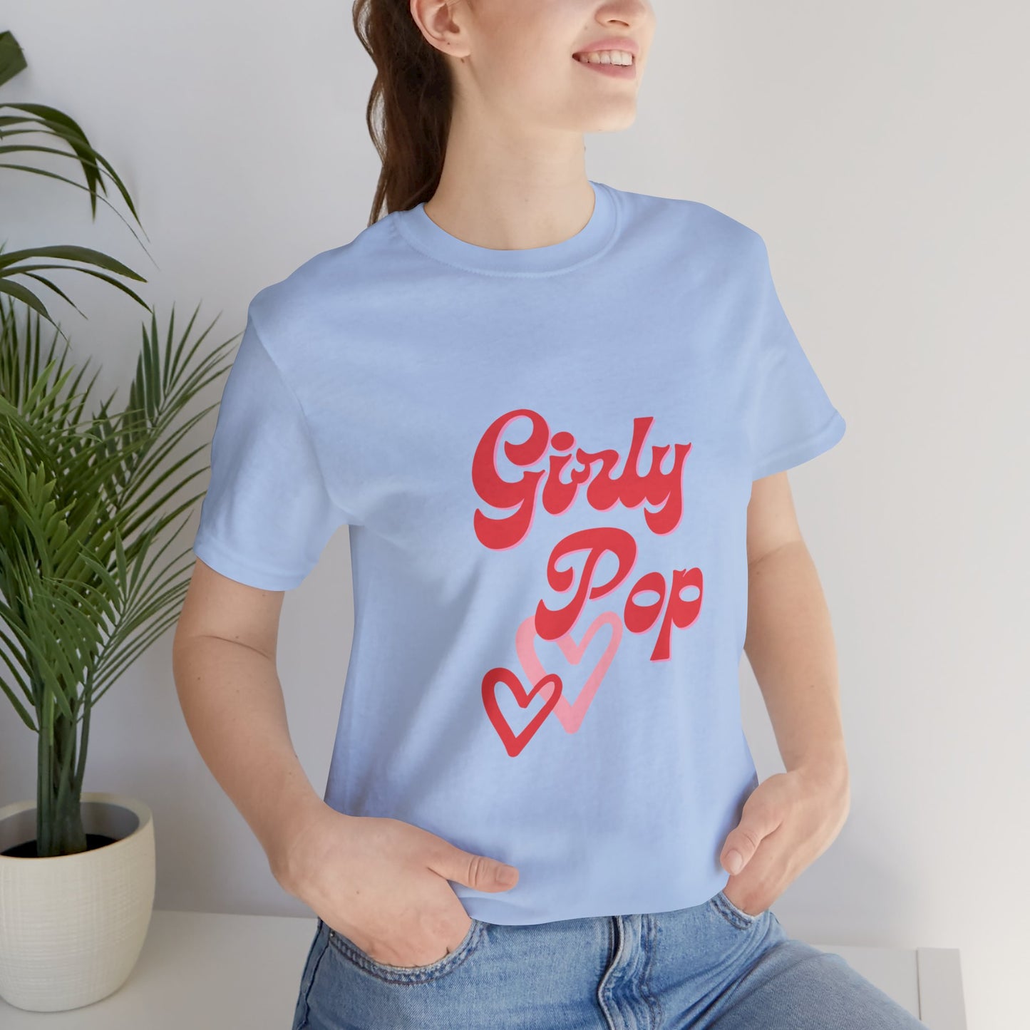 Girly pop graphic Jersey Short Sleeve Tee