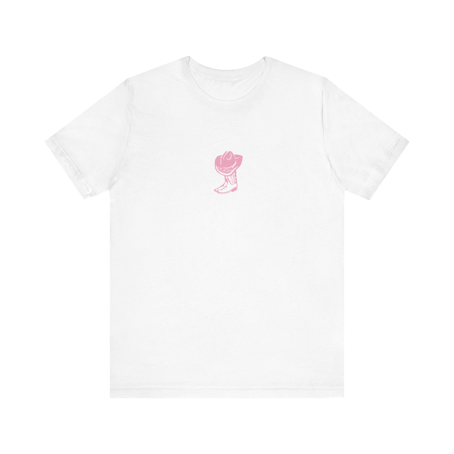 Cowgirl boots floral Jersey Short Sleeve Tee, cowboy