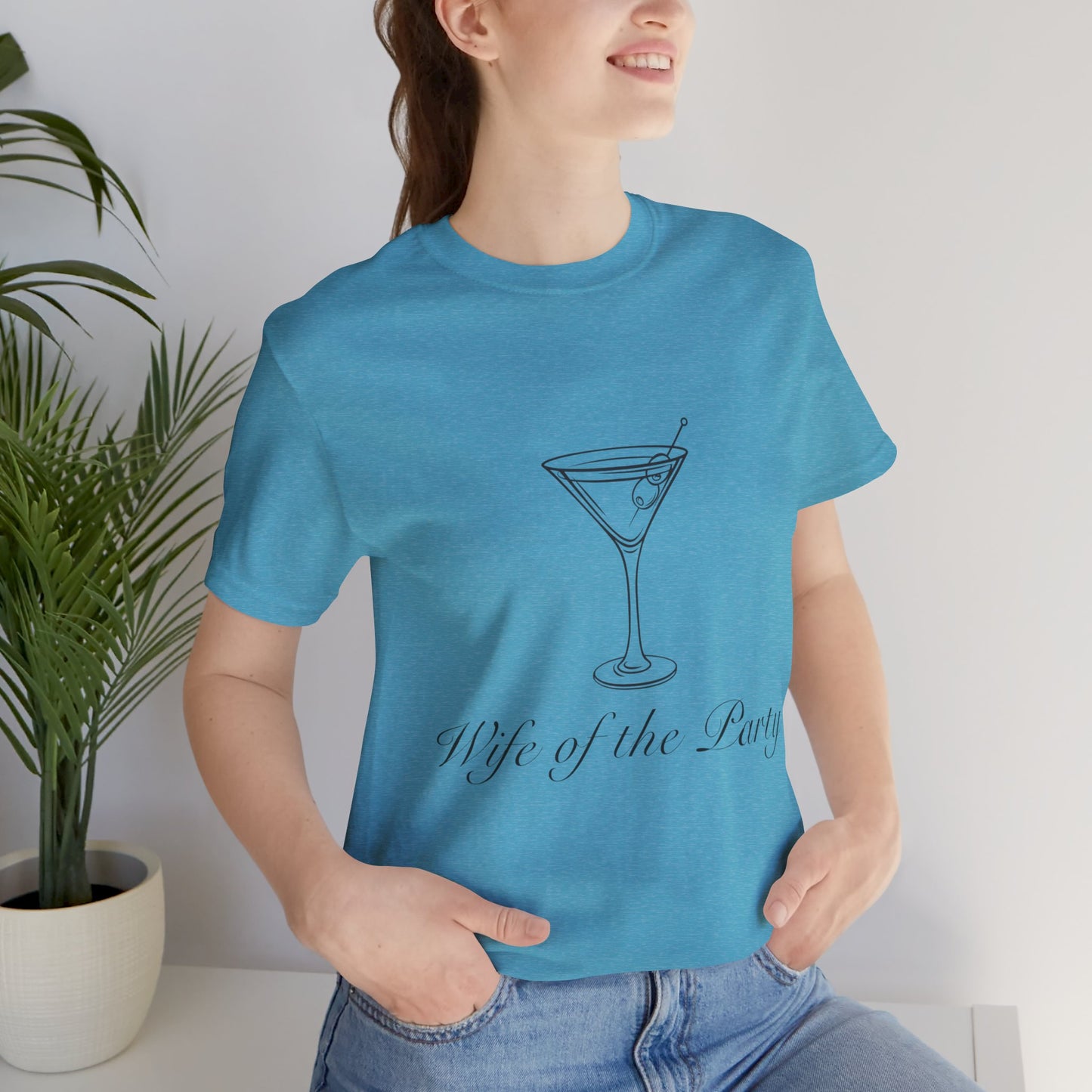 Wife of The Party Bachelorette Jersey Short Sleeve Tee