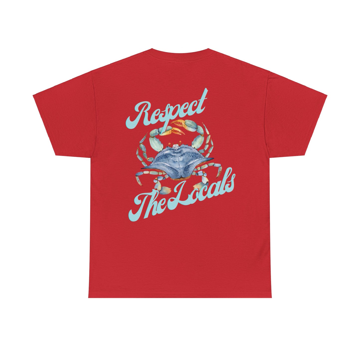 Respect the Locals Crab Unisex Heavy Cotton Tee