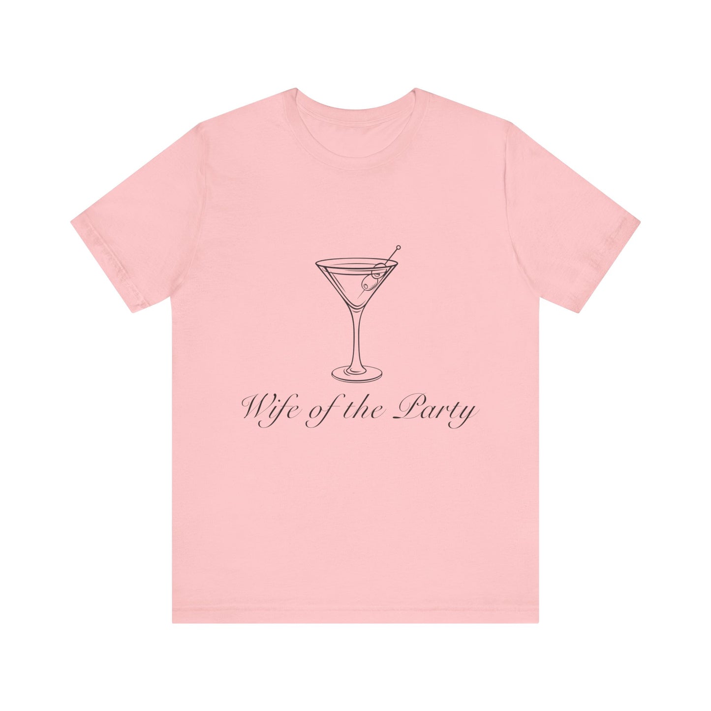 Wife of The Party Bachelorette Jersey Short Sleeve Tee