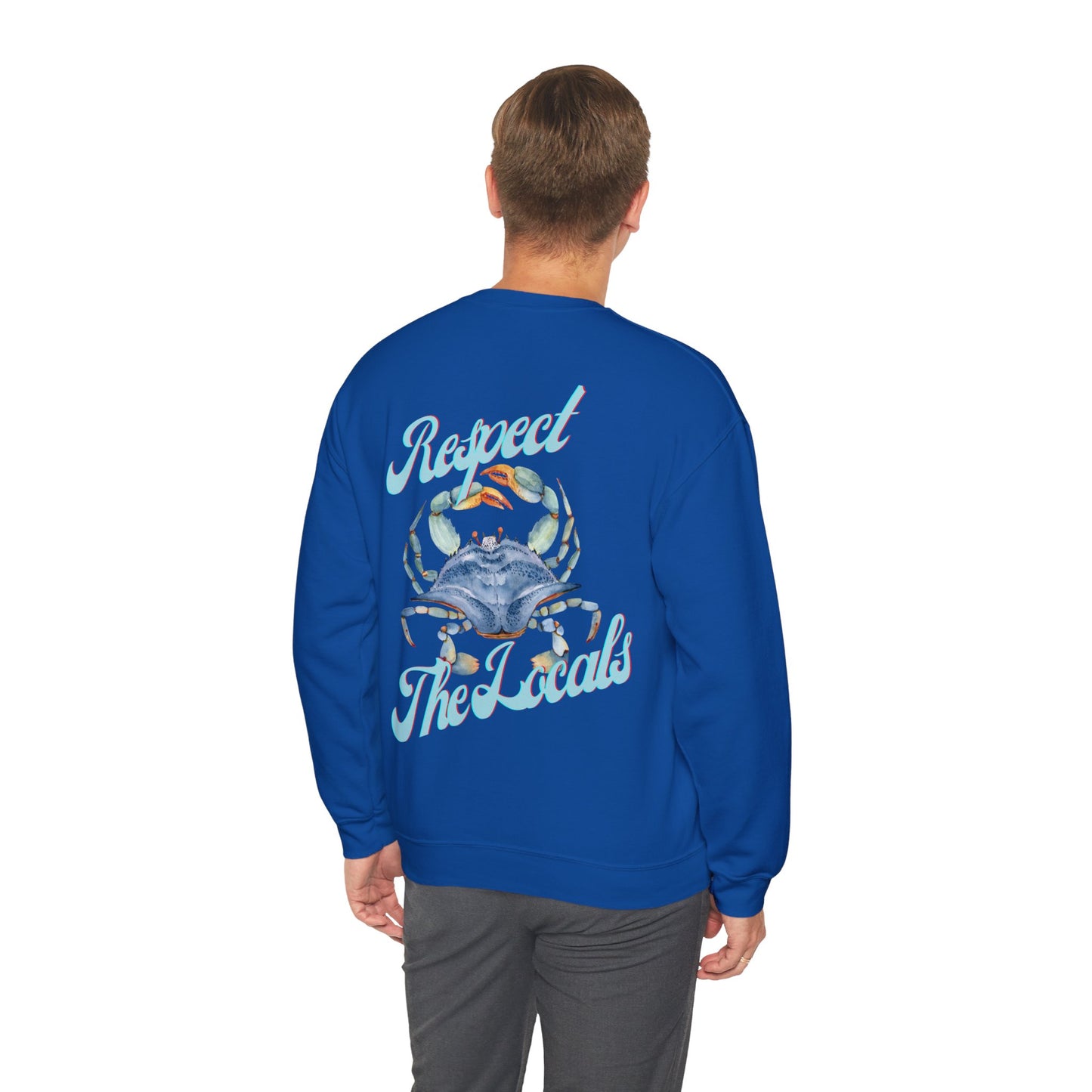 Respect the Locals Unisex Heavy Blend™ Crewneck Sweatshirt