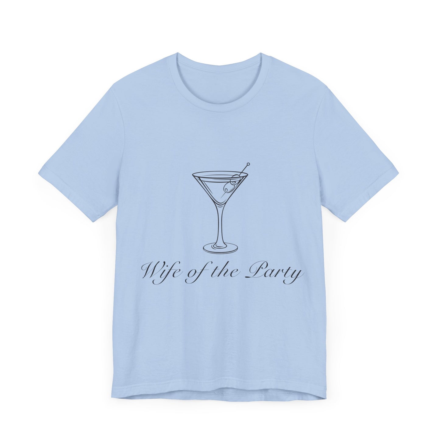 Wife of The Party Bachelorette Jersey Short Sleeve Tee