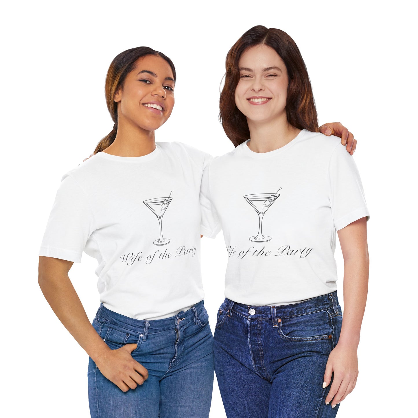 Wife of The Party Bachelorette Jersey Short Sleeve Tee
