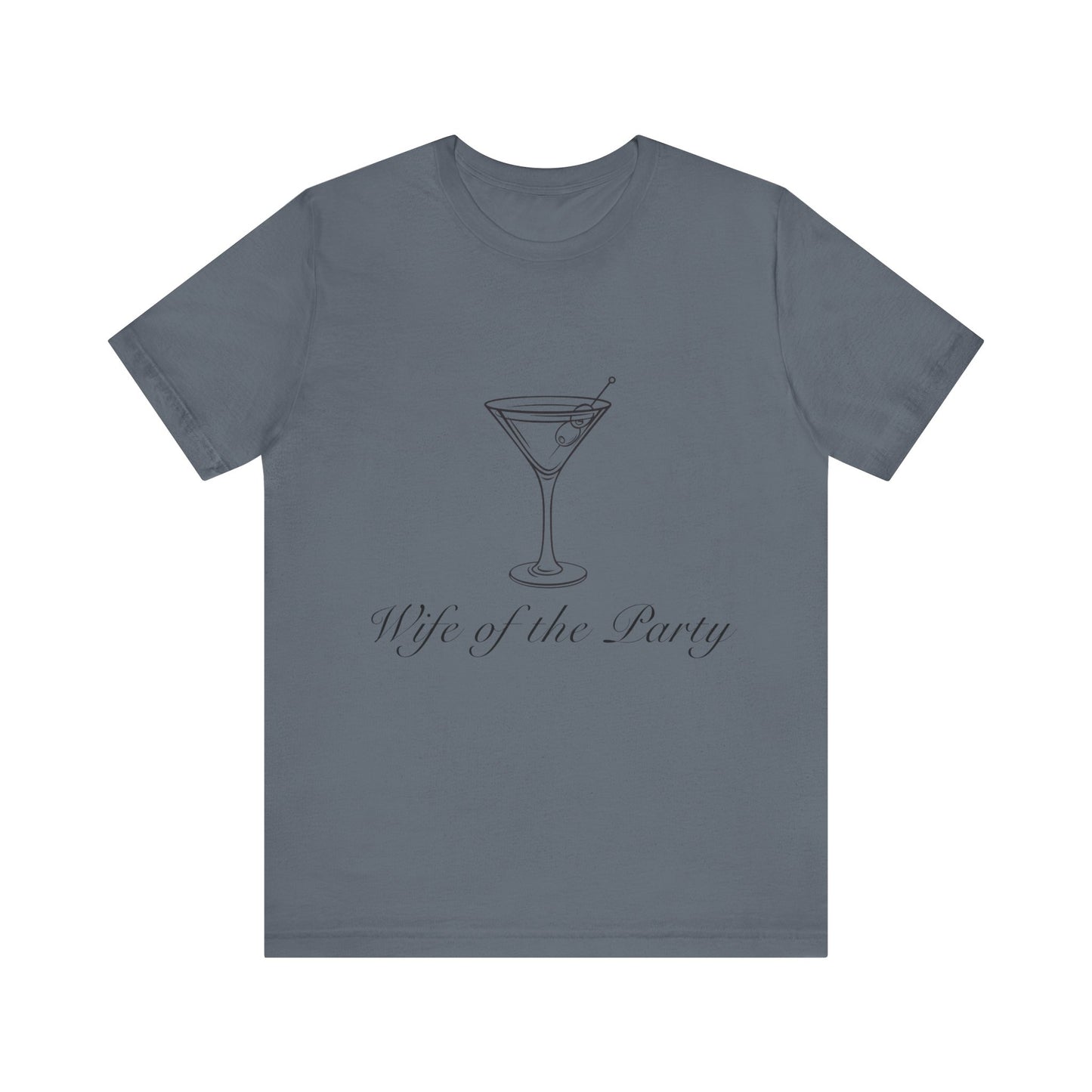 Wife of The Party Bachelorette Jersey Short Sleeve Tee