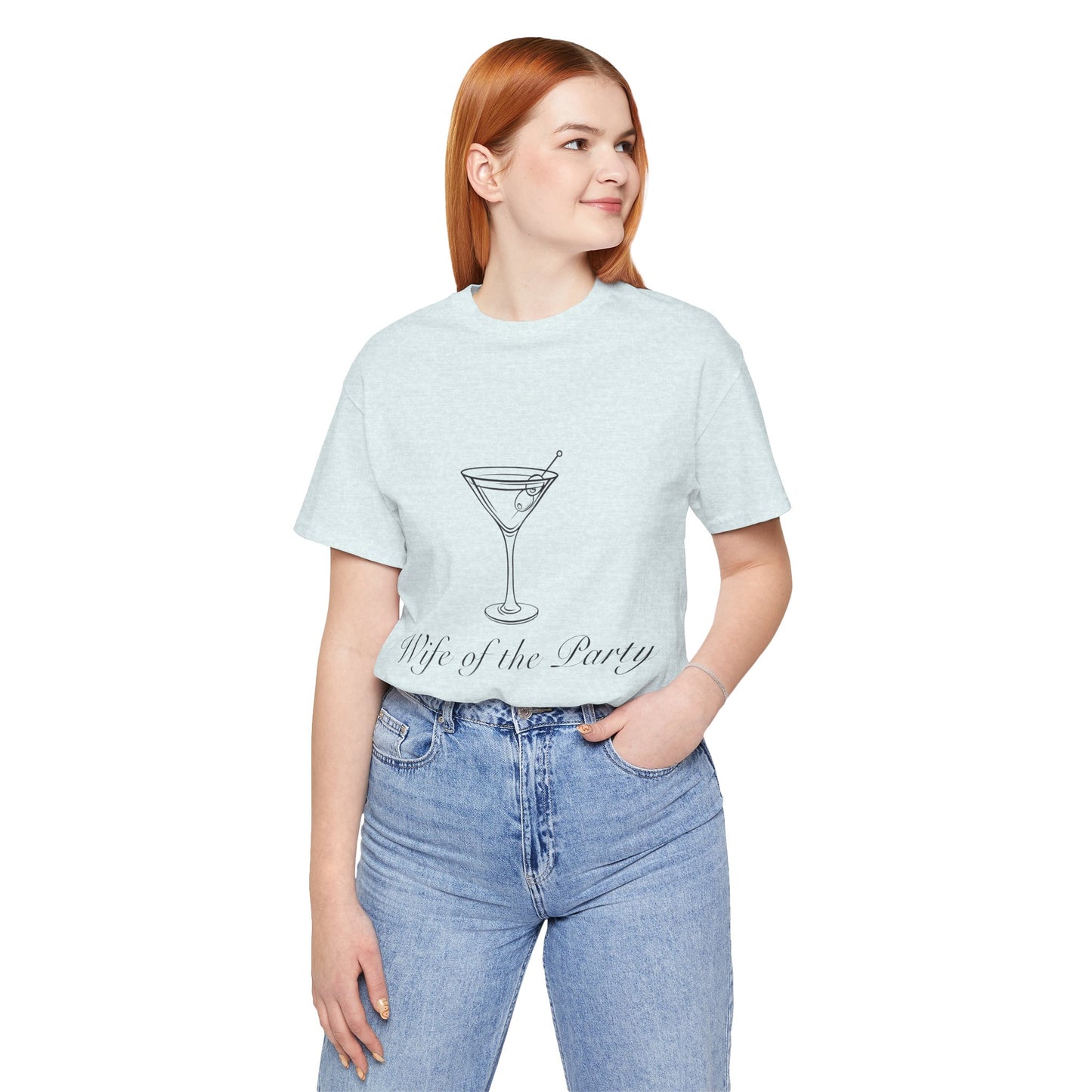 Wife of The Party Bachelorette Jersey Short Sleeve Tee