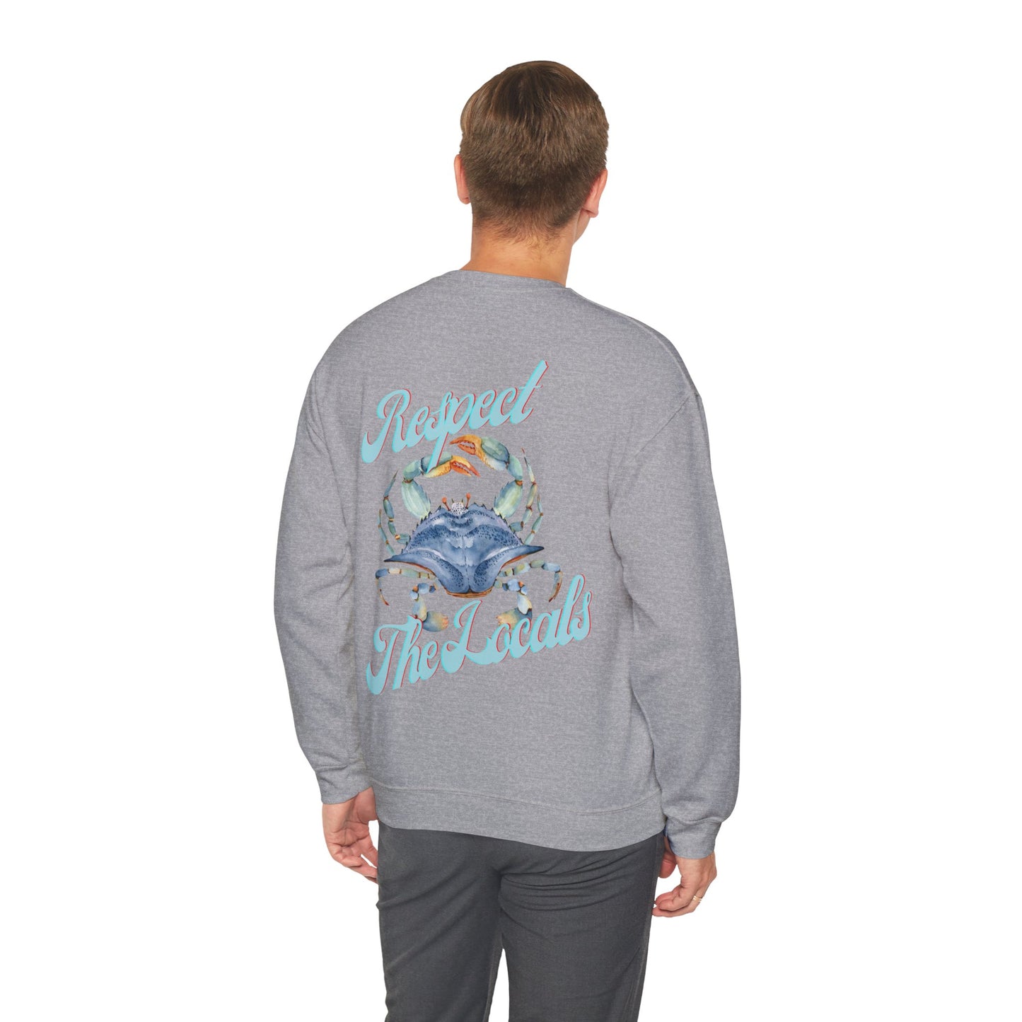Respect the Locals Unisex Heavy Blend™ Crewneck Sweatshirt