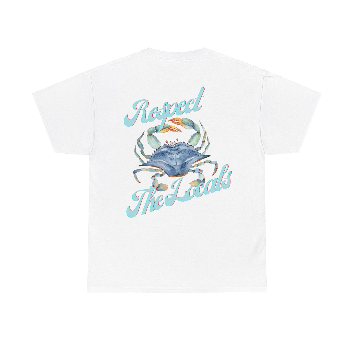 Respect the Locals Crab Unisex Heavy Cotton Tee