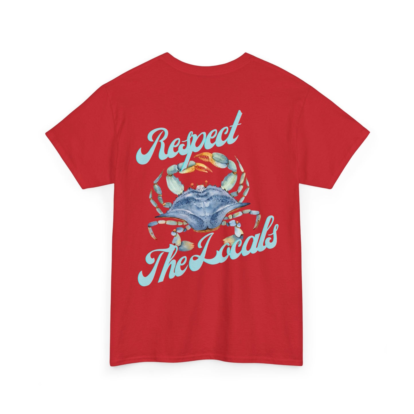 Respect the Locals Crab Unisex Heavy Cotton Tee