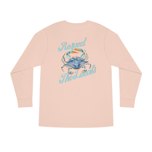 Respect The Locals Crab Long Sleeve Crewneck Tee