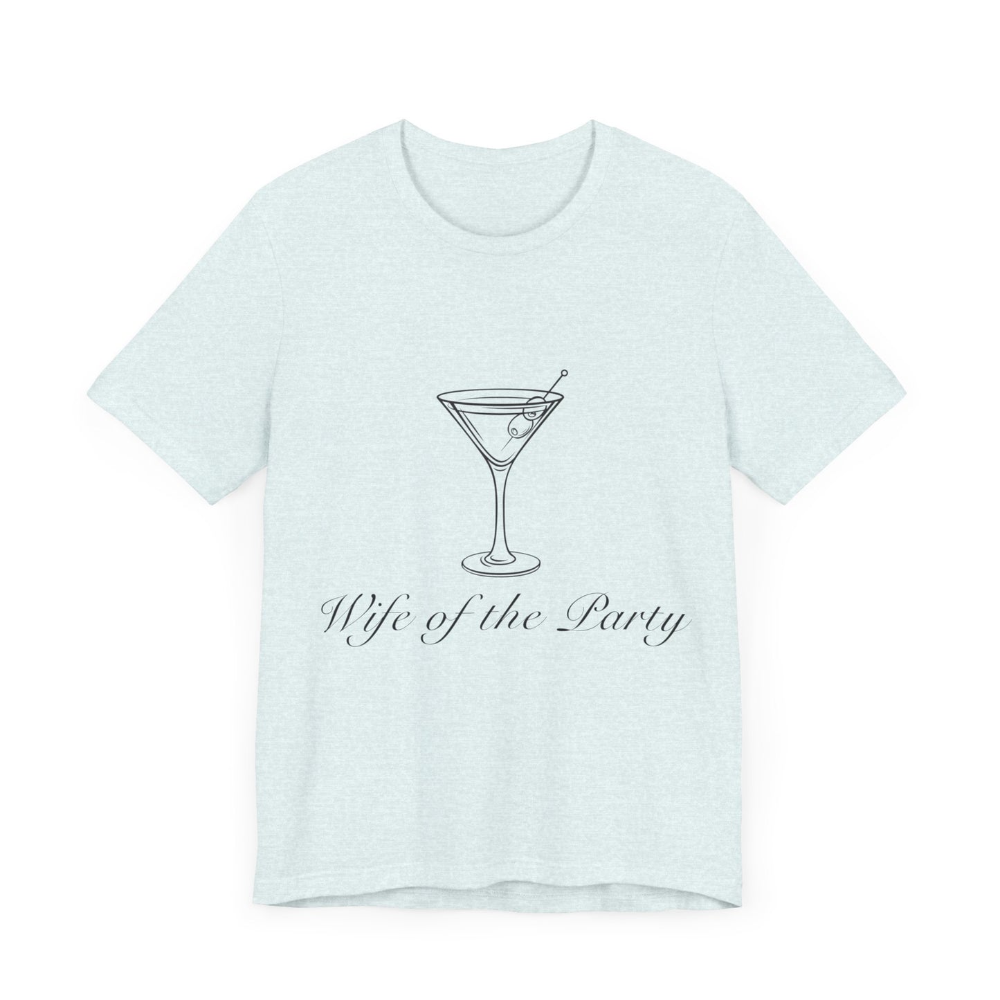 Wife of The Party Bachelorette Jersey Short Sleeve Tee