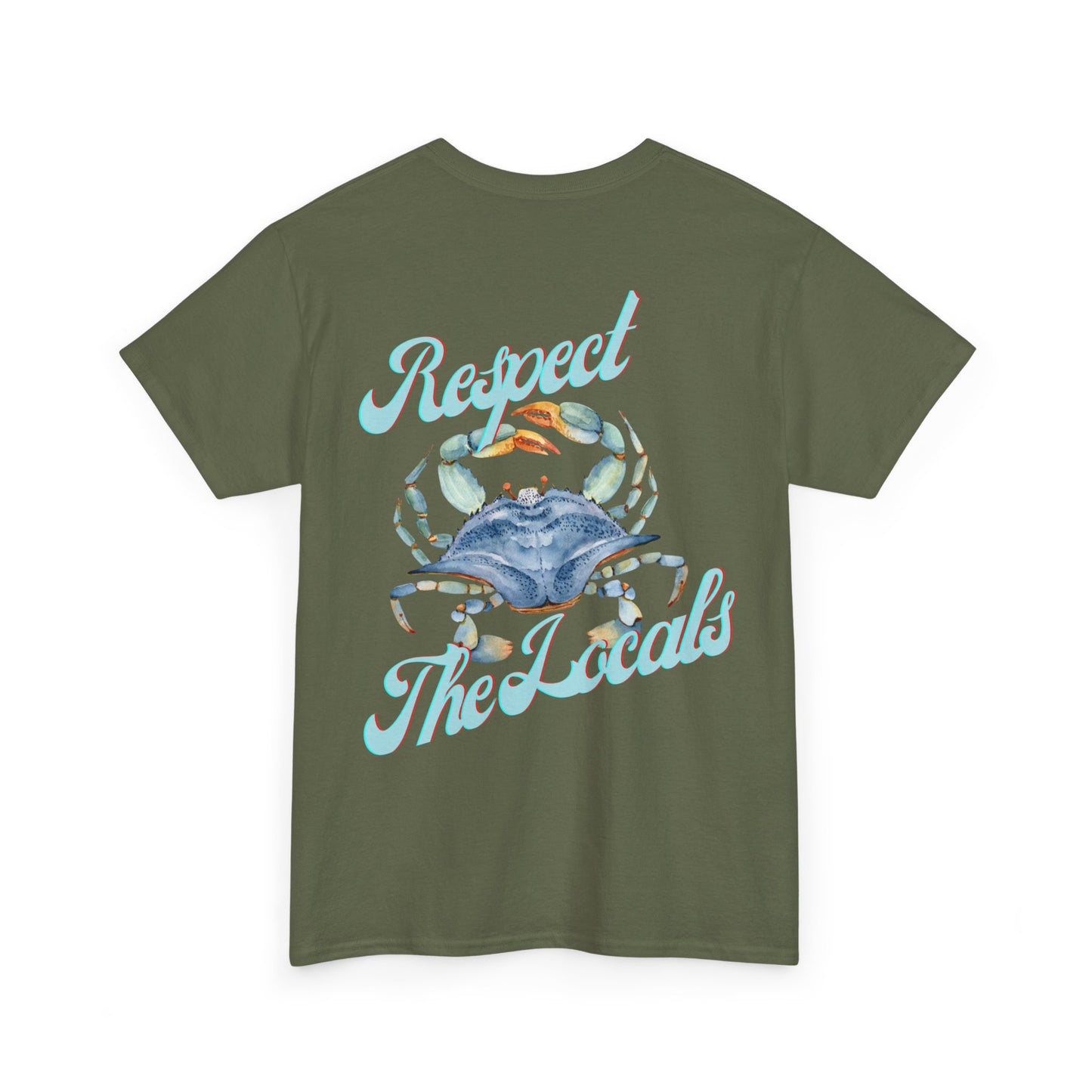 Respect the Locals Crab Unisex Heavy Cotton Tee