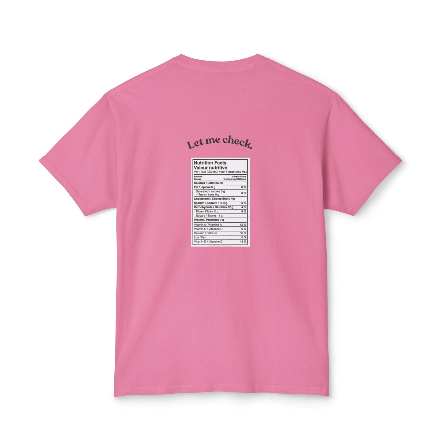 Let Me Check Ingredients Shirt