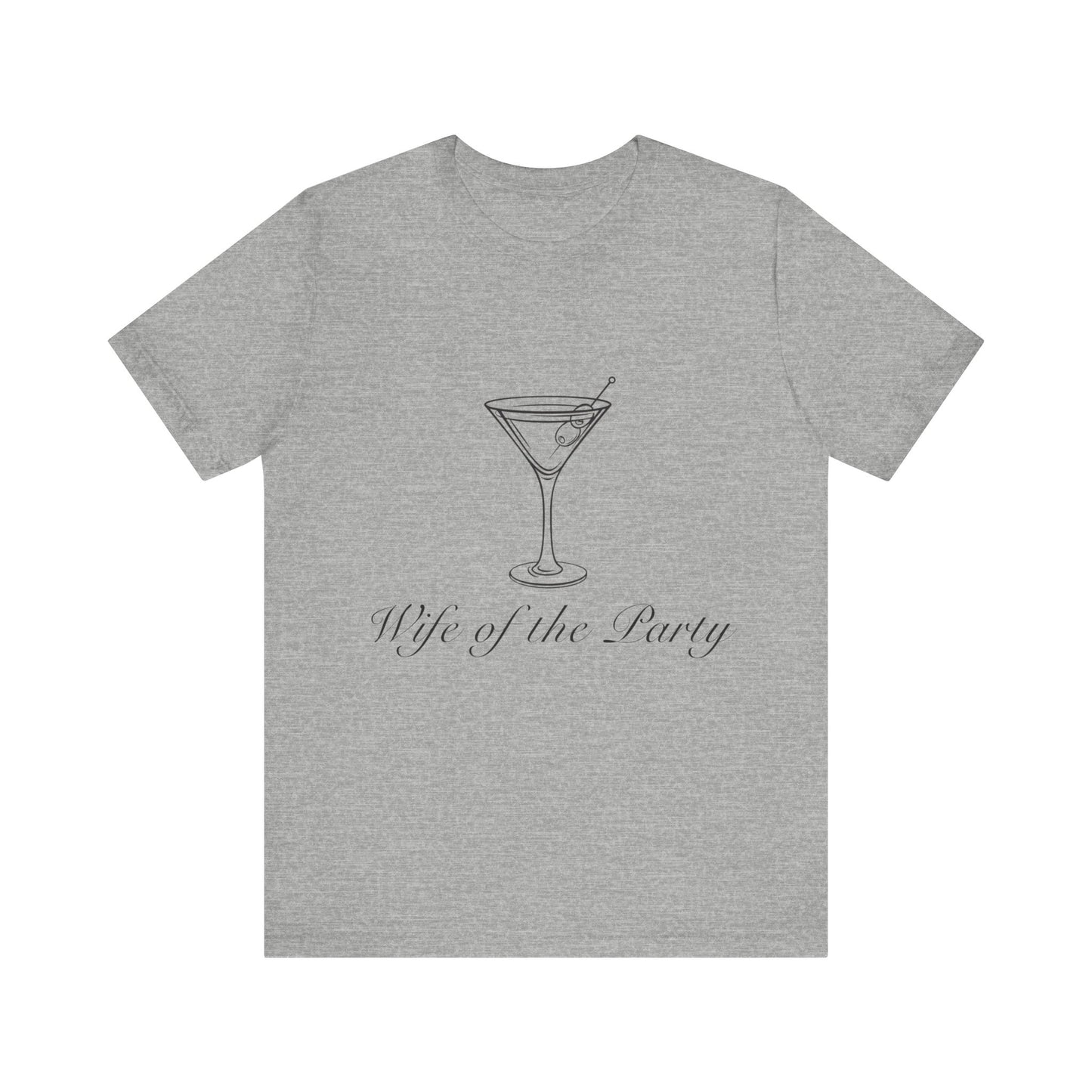 Wife of The Party Bachelorette Jersey Short Sleeve Tee
