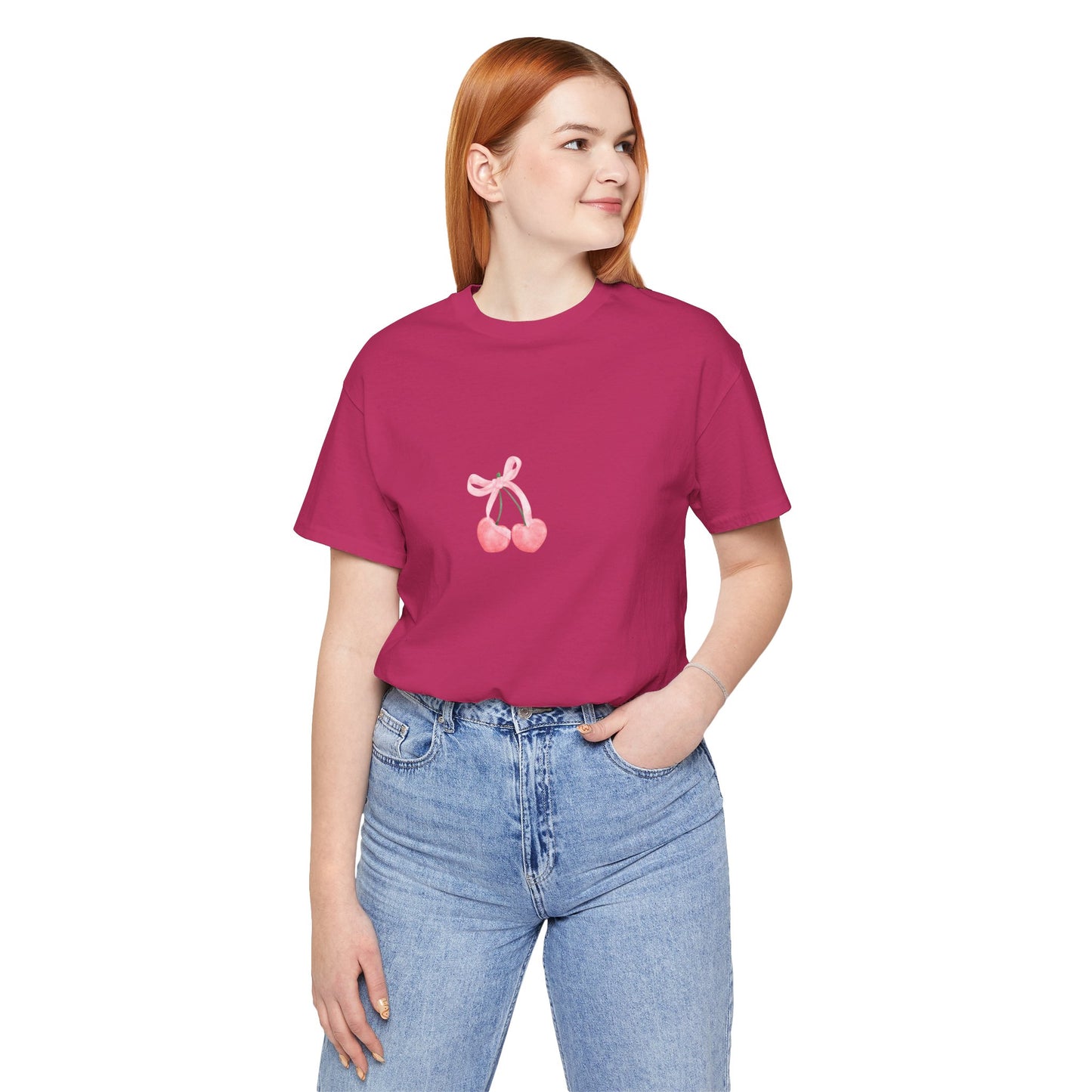 Coquette Cherries Jersey Short Sleeve Tee