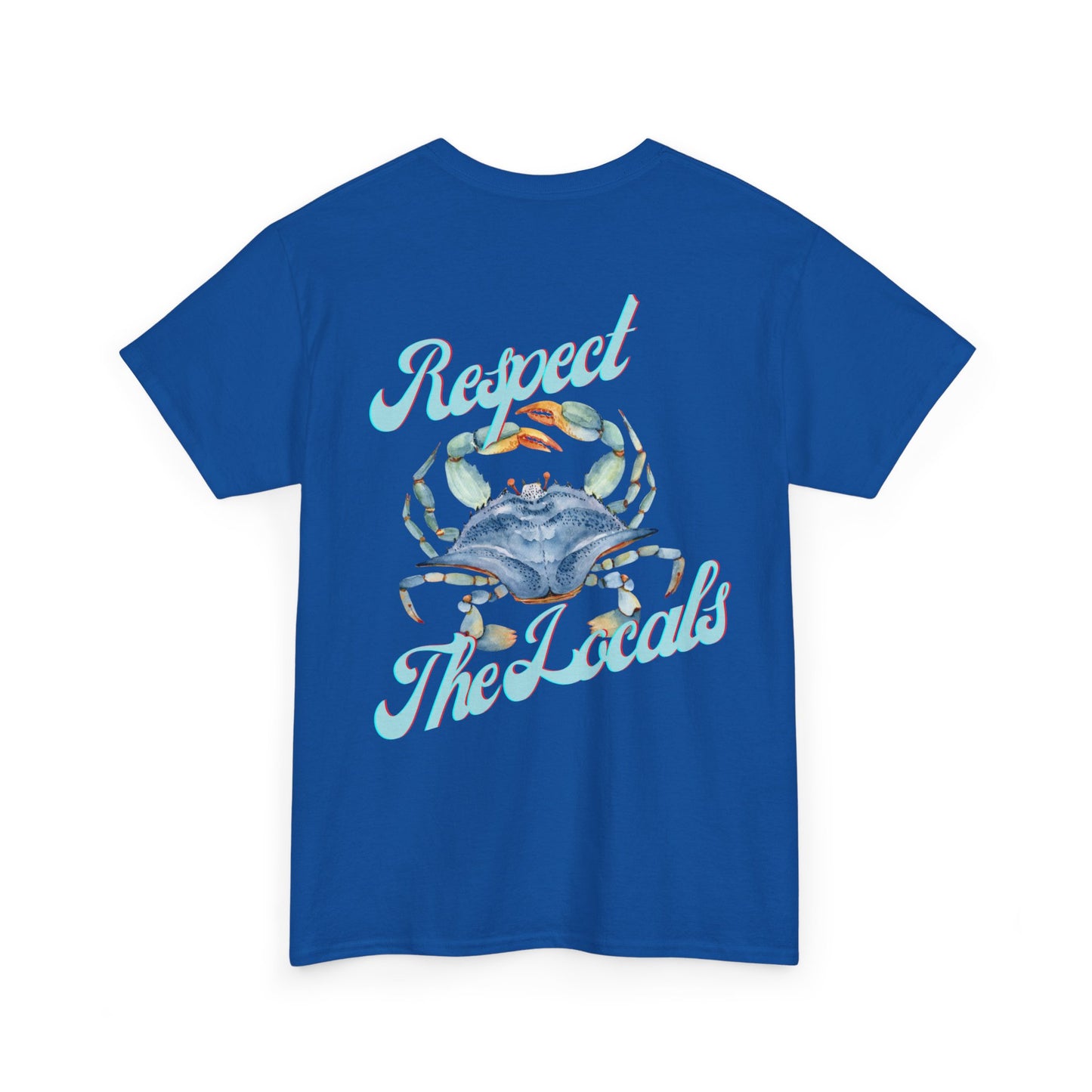Stuart FL Respect the Locals Crab Unisex Heavy Cotton Tee