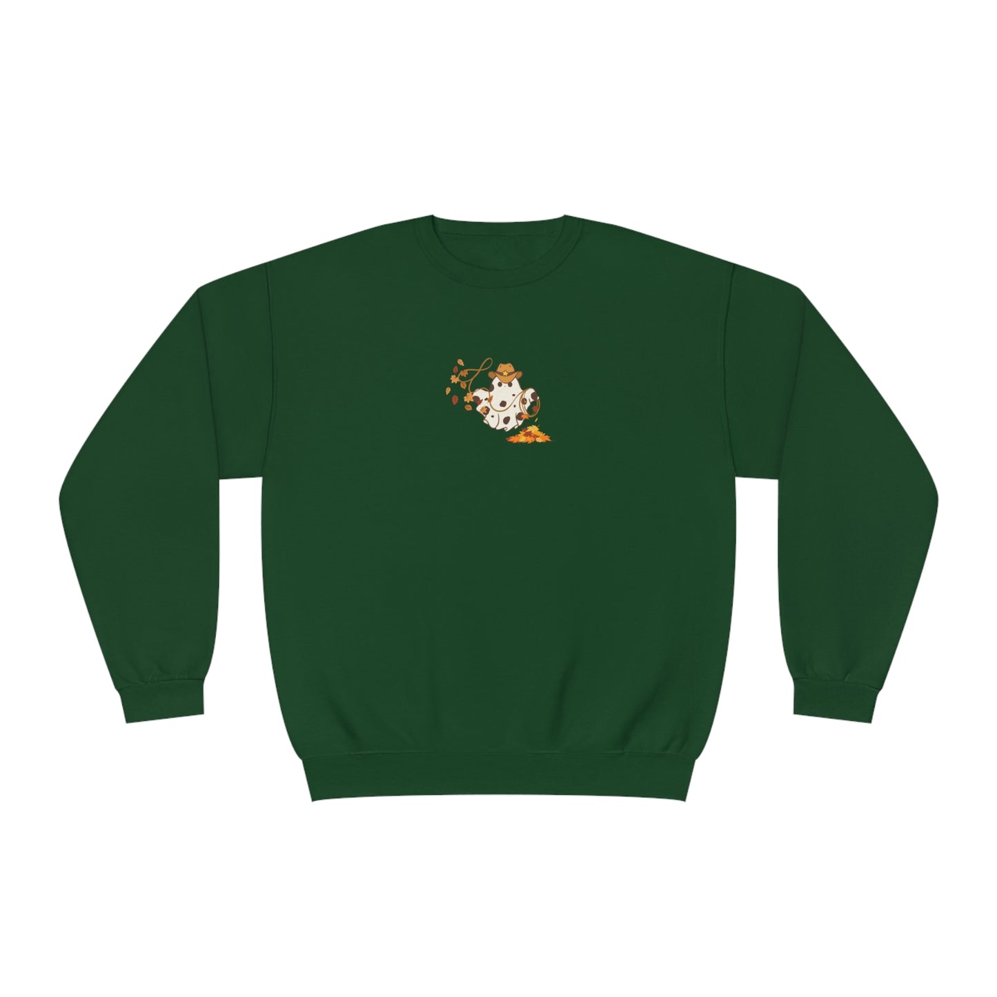 Cowboy Fall Halloween Ghost Lasso Crewneck Sweatshirt