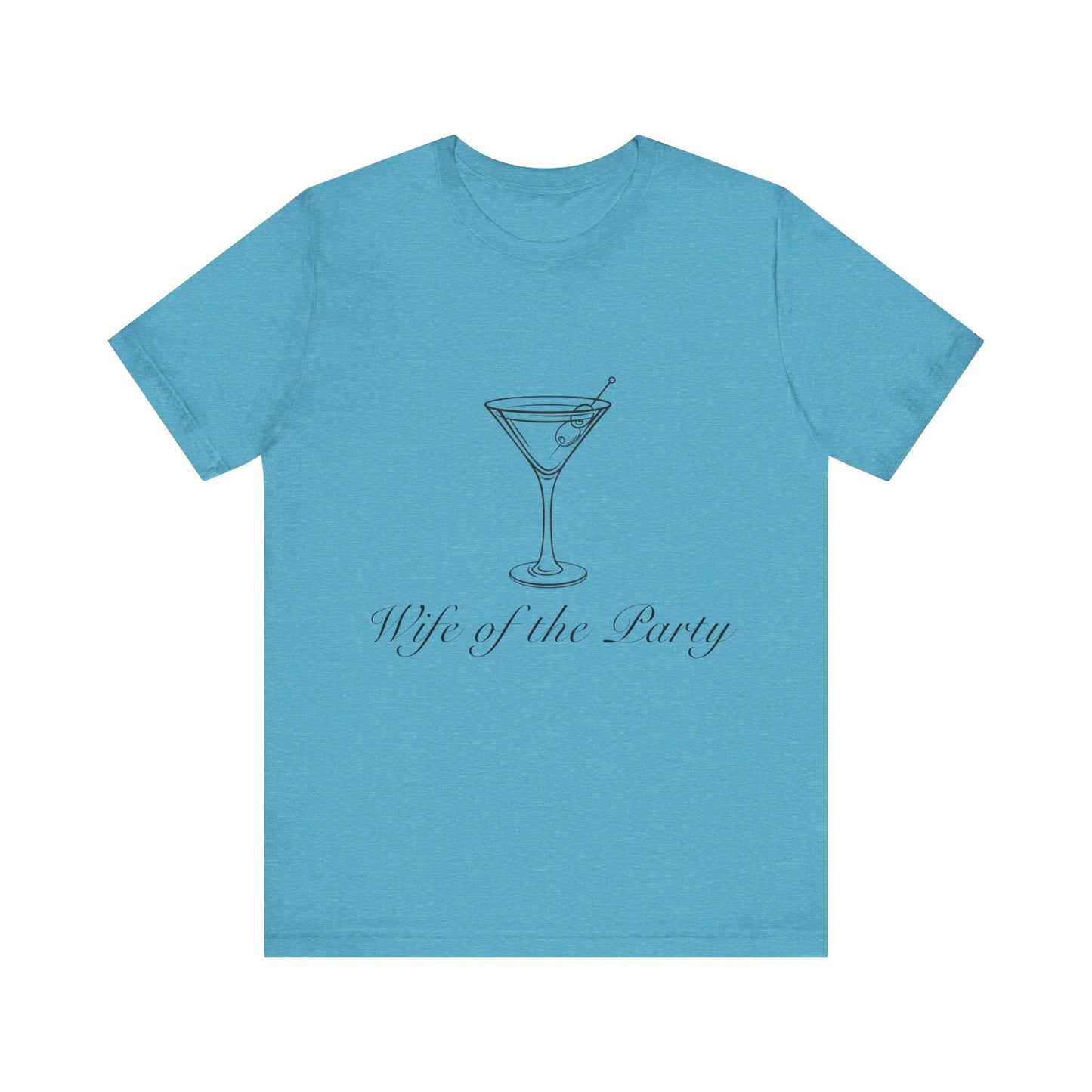 Wife of The Party Bachelorette Jersey Short Sleeve Tee