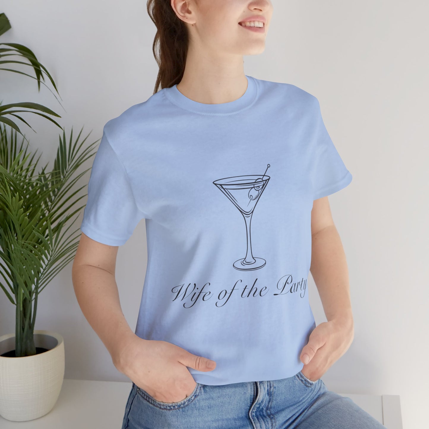 Wife of The Party Bachelorette Jersey Short Sleeve Tee