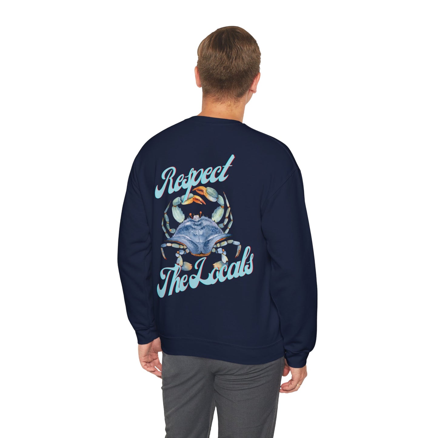 Respect the Locals Unisex Heavy Blend™ Crewneck Sweatshirt