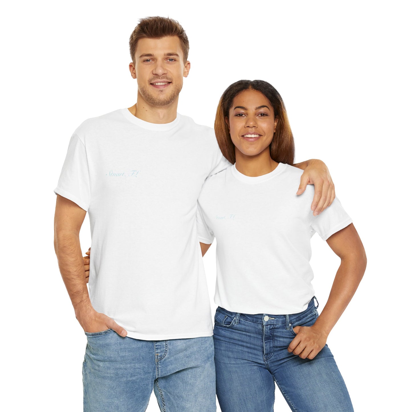 Stuart FL Respect the Locals Crab Unisex Heavy Cotton Tee