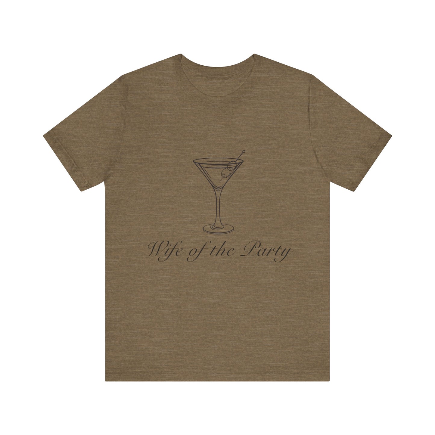 Wife of The Party Bachelorette Jersey Short Sleeve Tee
