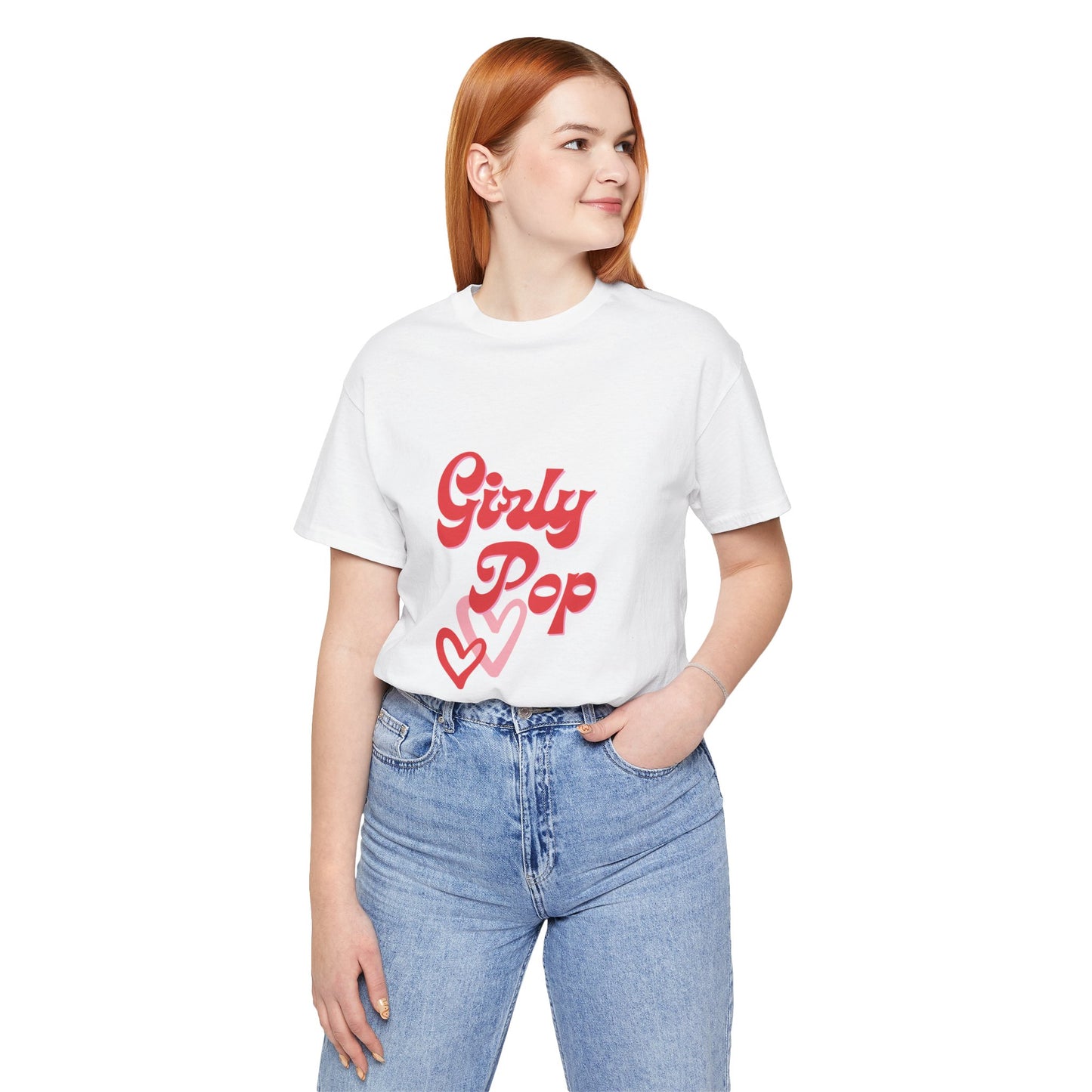 Girly pop graphic Jersey Short Sleeve Tee
