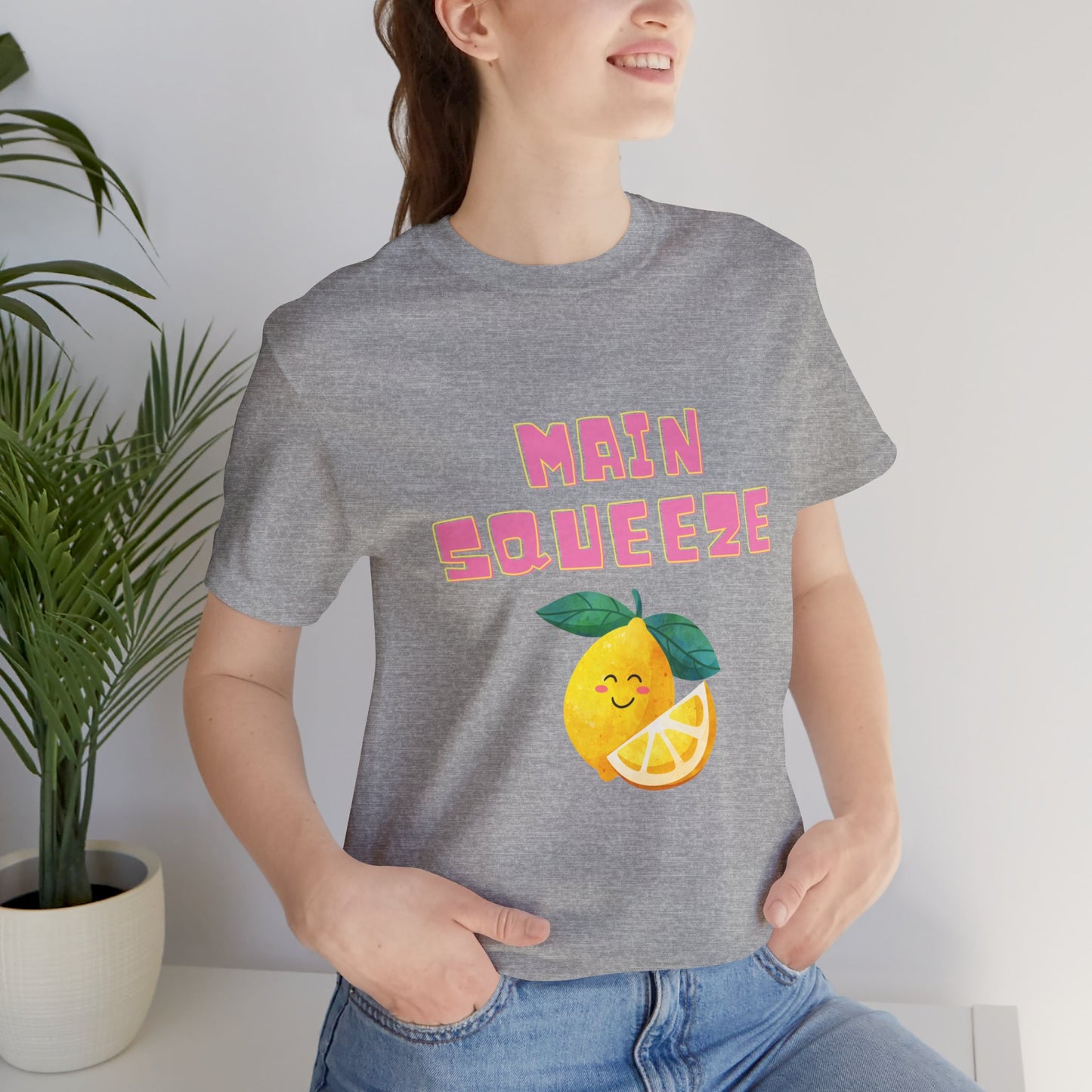 Main squeeze lemon graphic Short Sleeve Tee