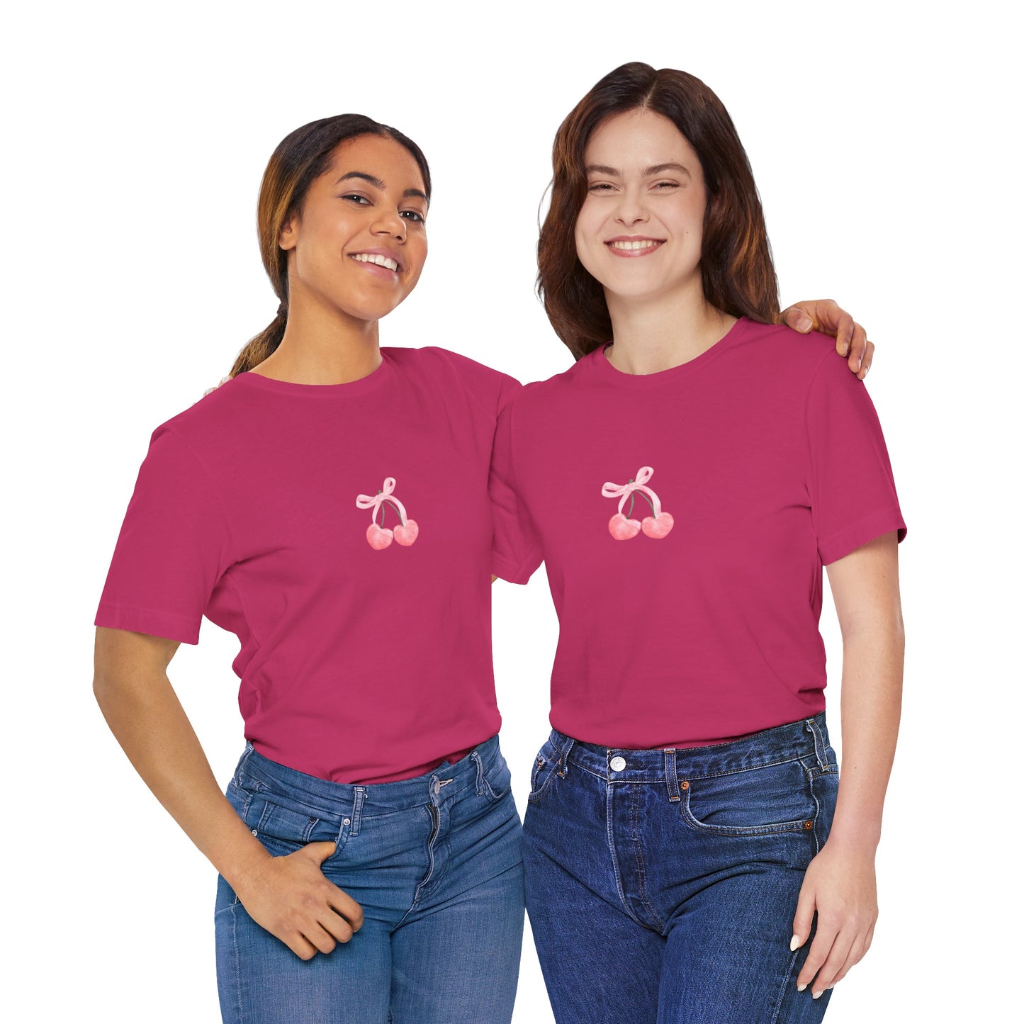 Coquette Cherries Jersey Short Sleeve Tee