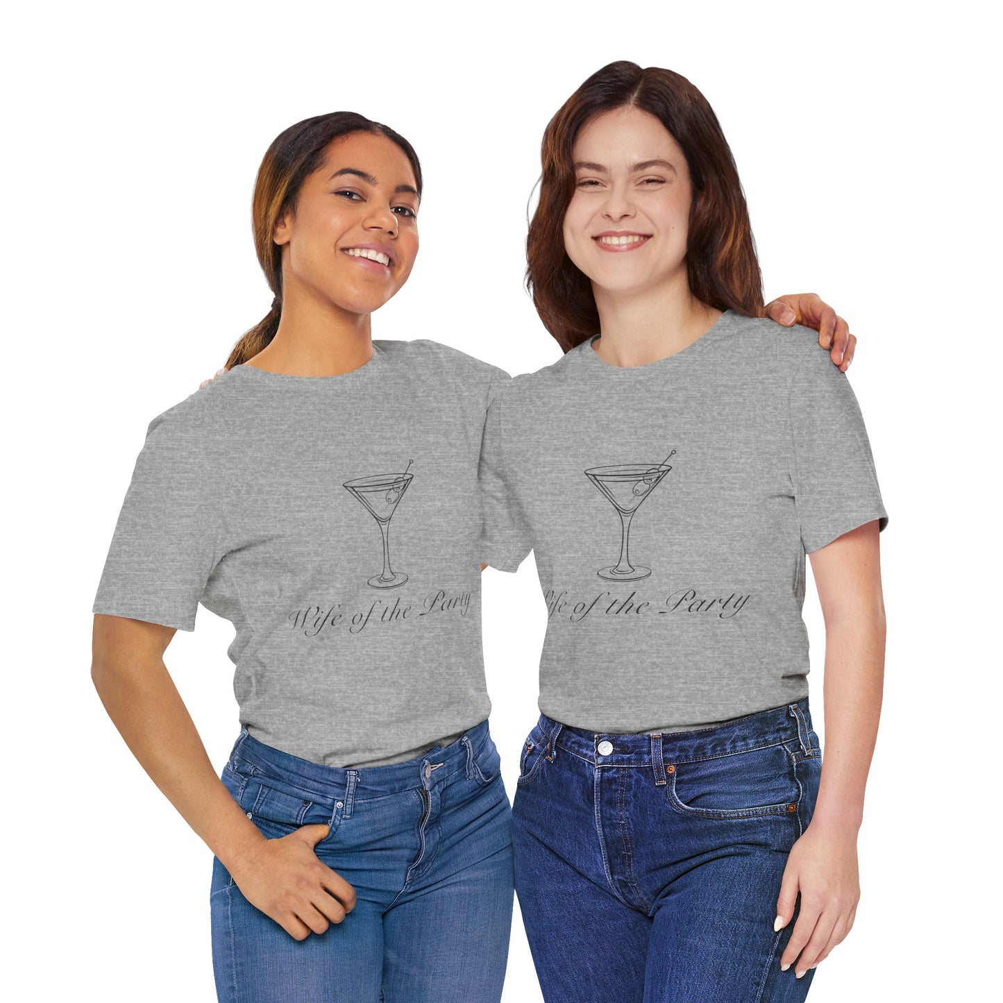 Wife of The Party Bachelorette Jersey Short Sleeve Tee