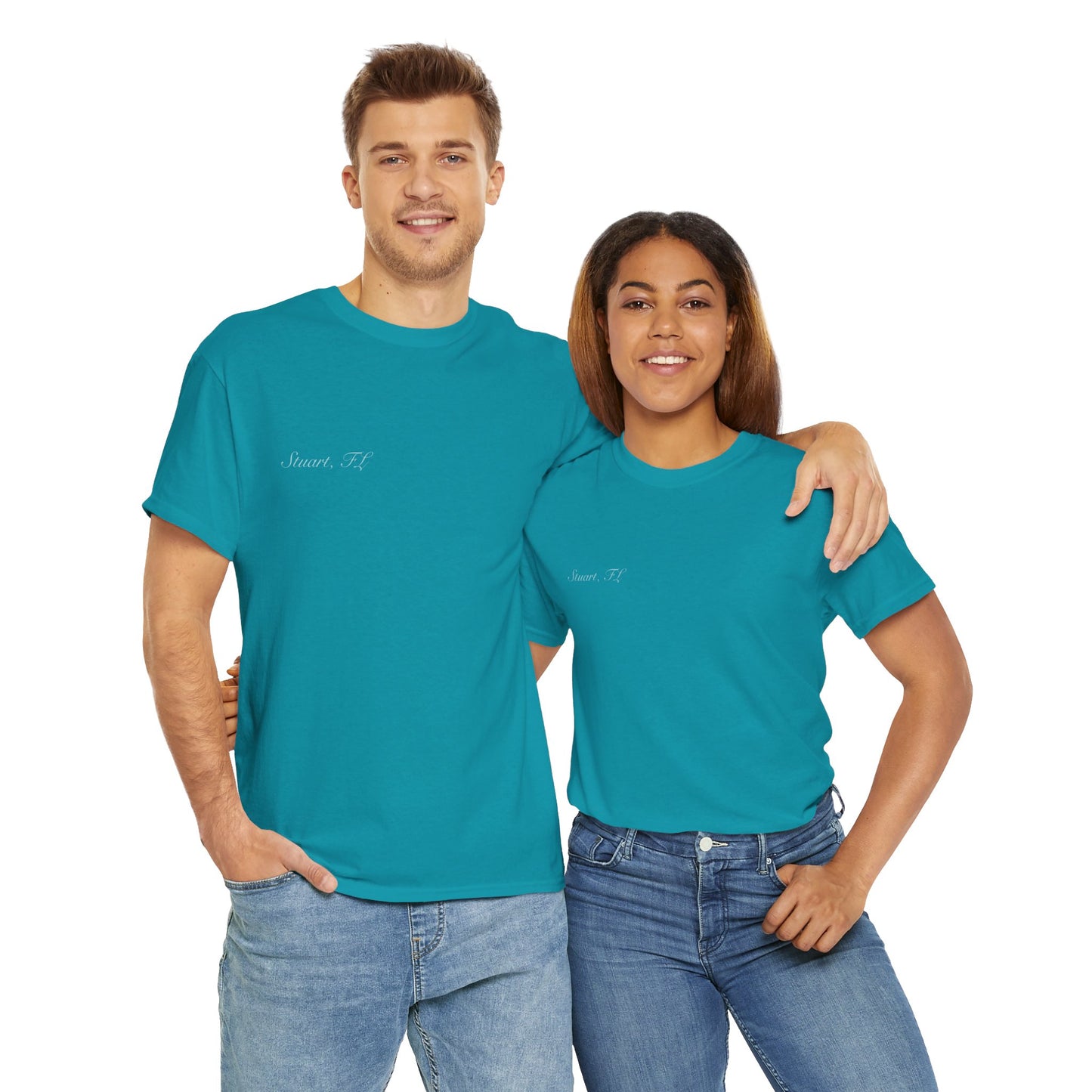 Stuart FL Respect the Locals Crab Unisex Heavy Cotton Tee