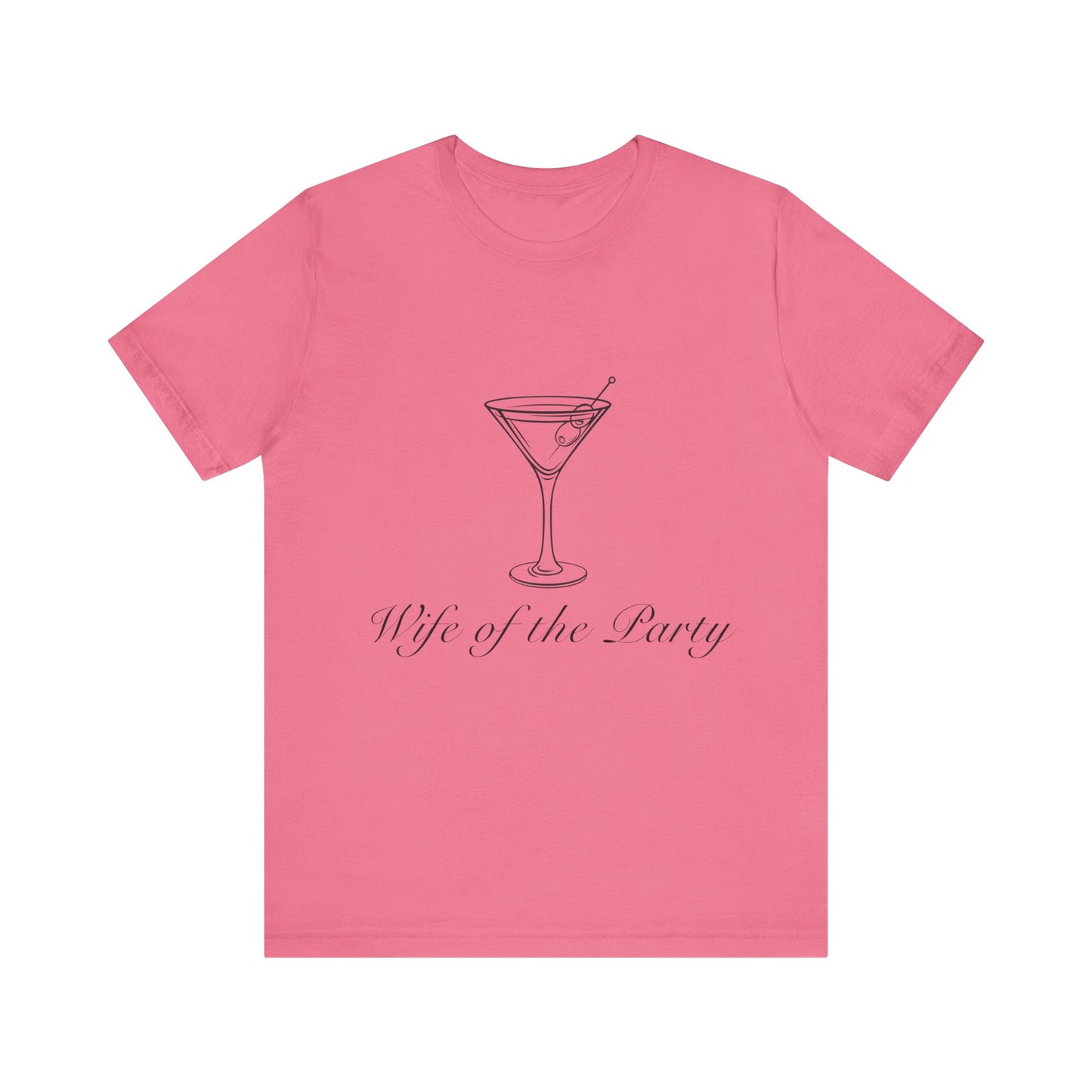 Wife of The Party Bachelorette Jersey Short Sleeve Tee