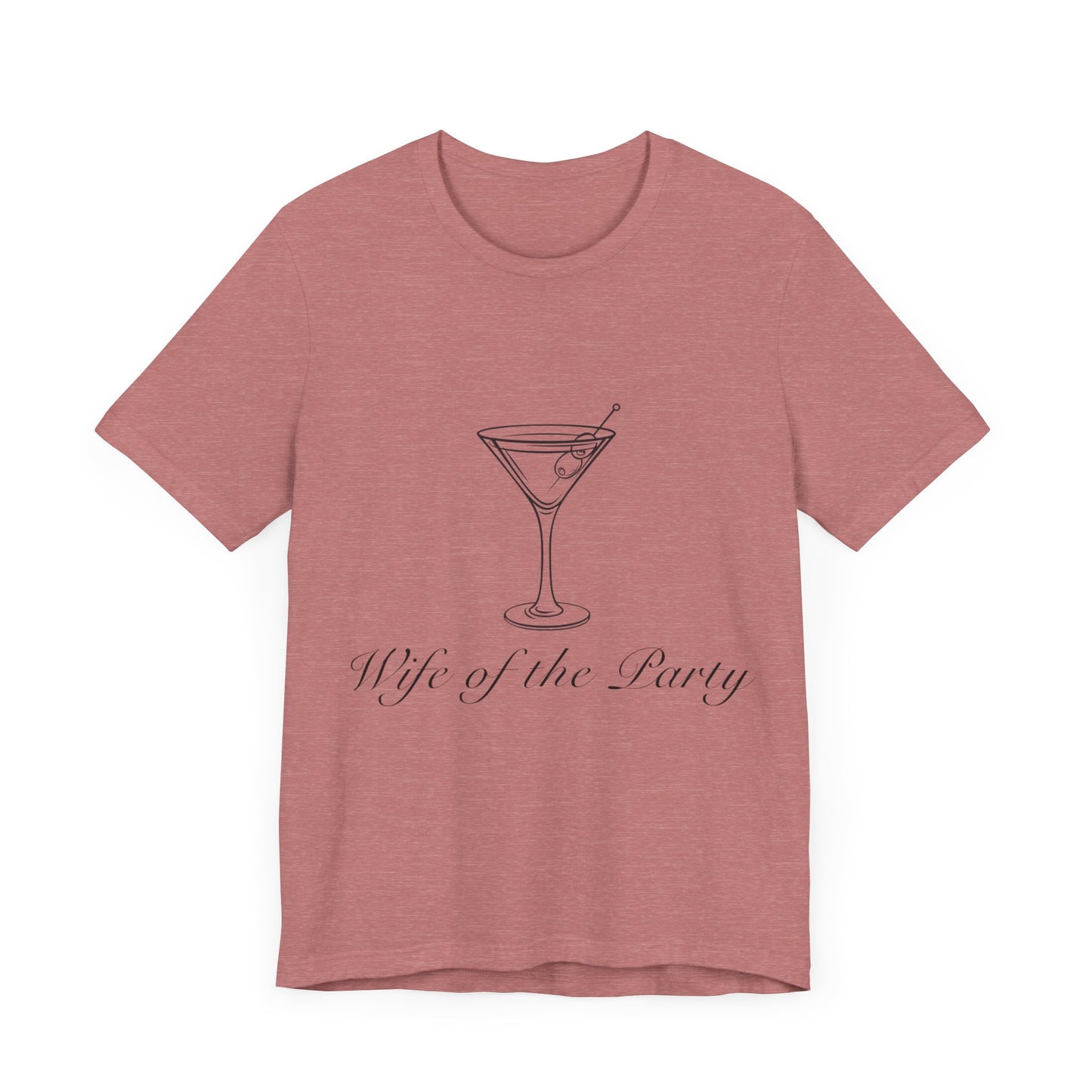 Wife of The Party Bachelorette Jersey Short Sleeve Tee