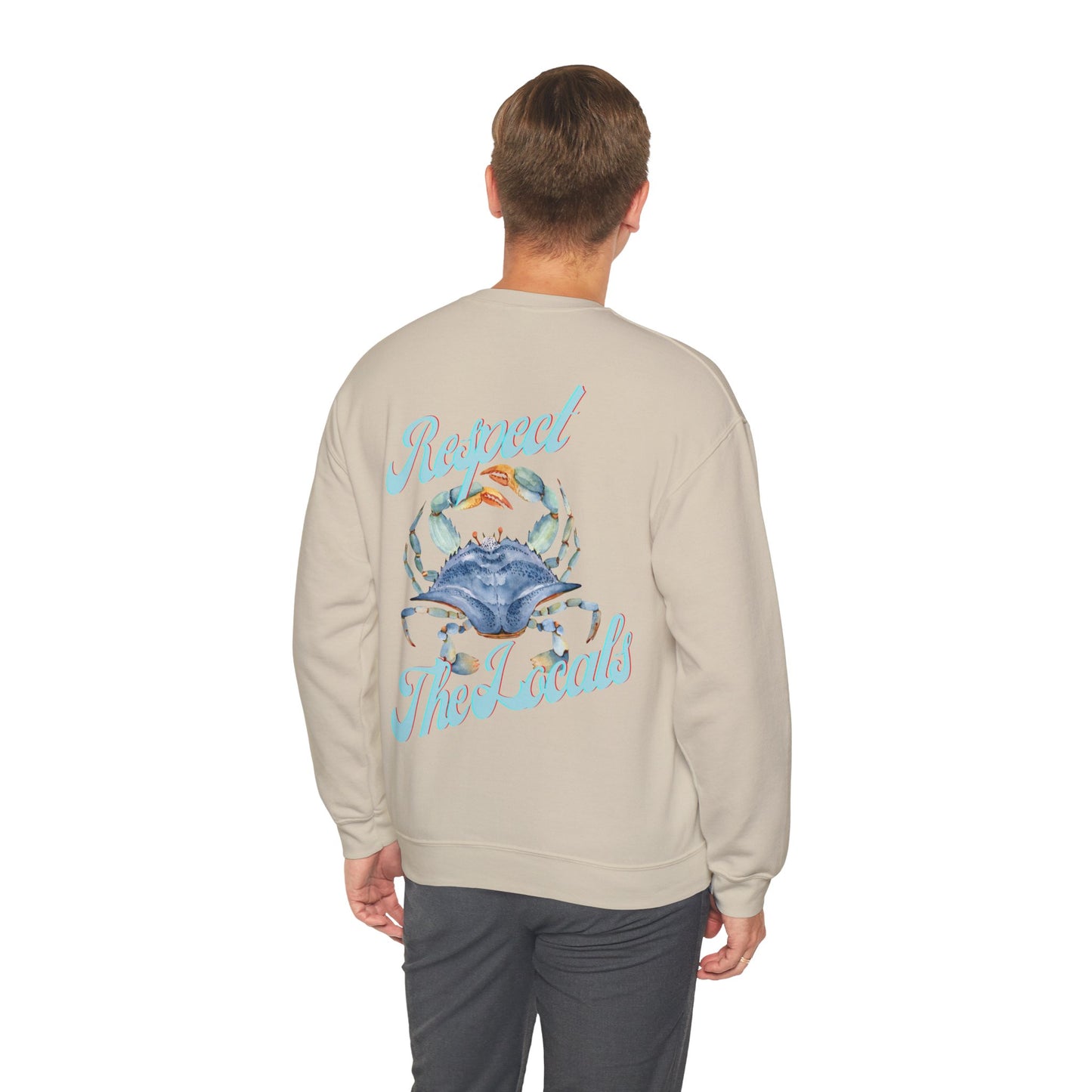 Respect the Locals Unisex Heavy Blend™ Crewneck Sweatshirt