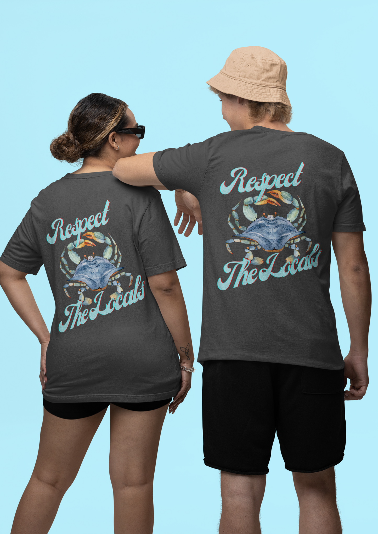 Respect the Locals Crab Unisex Heavy Cotton Tee
