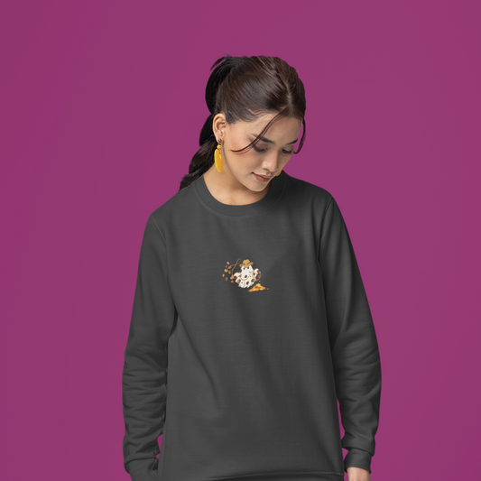Cowboy Fall Halloween Ghost Lasso Crewneck Sweatshirt